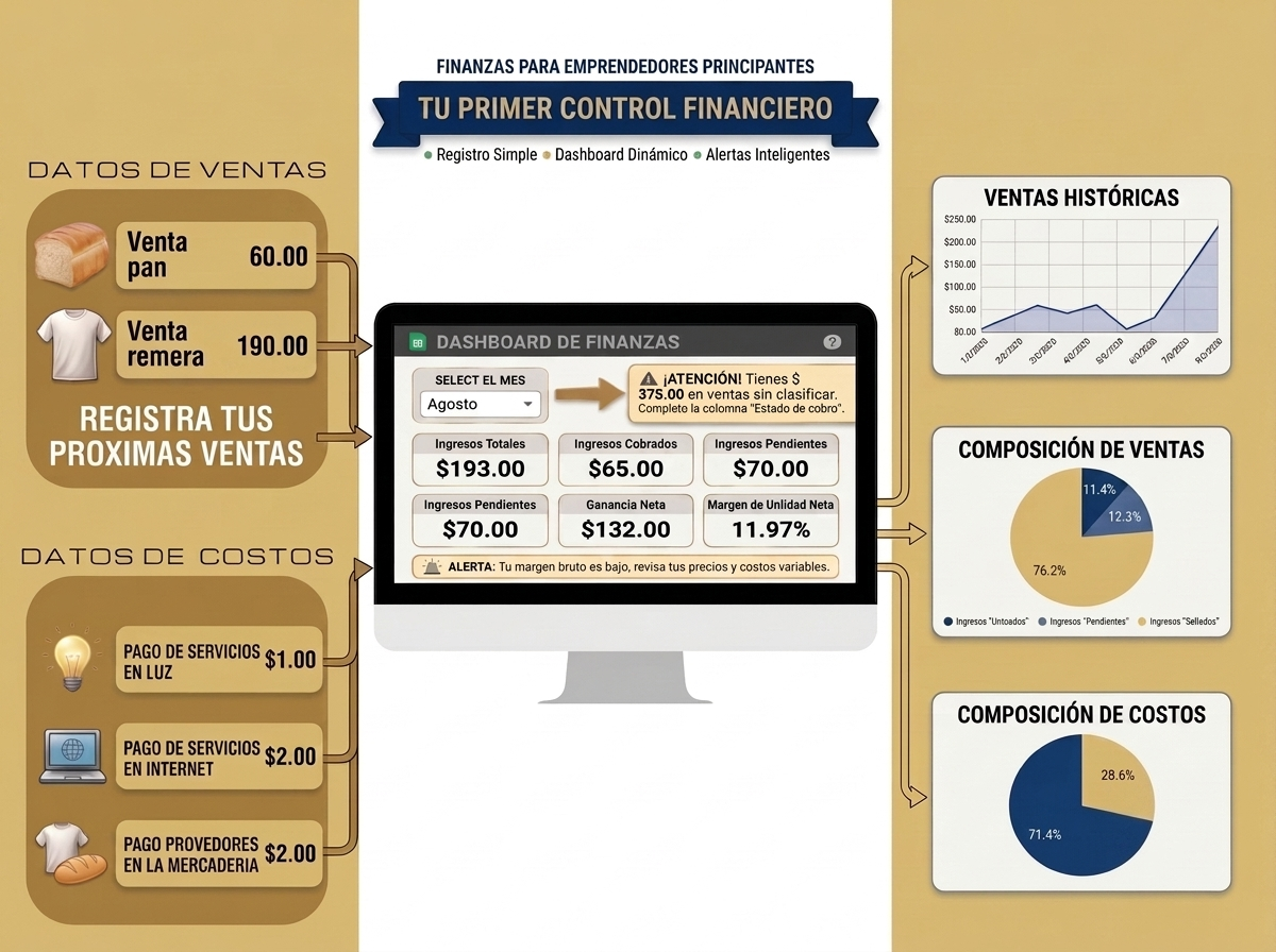 Planilla de Control Financiero Mockup